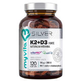 MyVita Silver Vitamin K2+D3 Forte 120 Kapseln