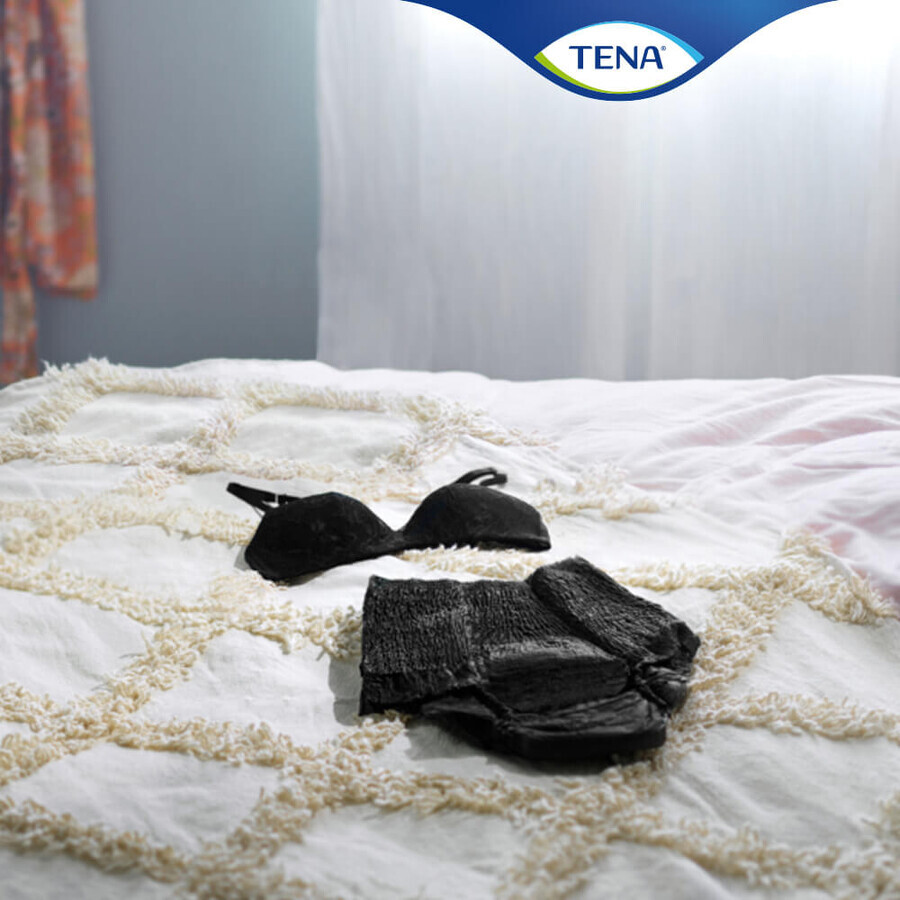 Tena Lady Pants Noir, braguitas absorbentes, talla L, 95-130 cm, Plus, 8 unidades