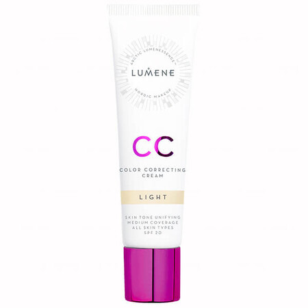 Lumene Fondotinta Crema per il Viso SPF20 7in1 Light, 30ml