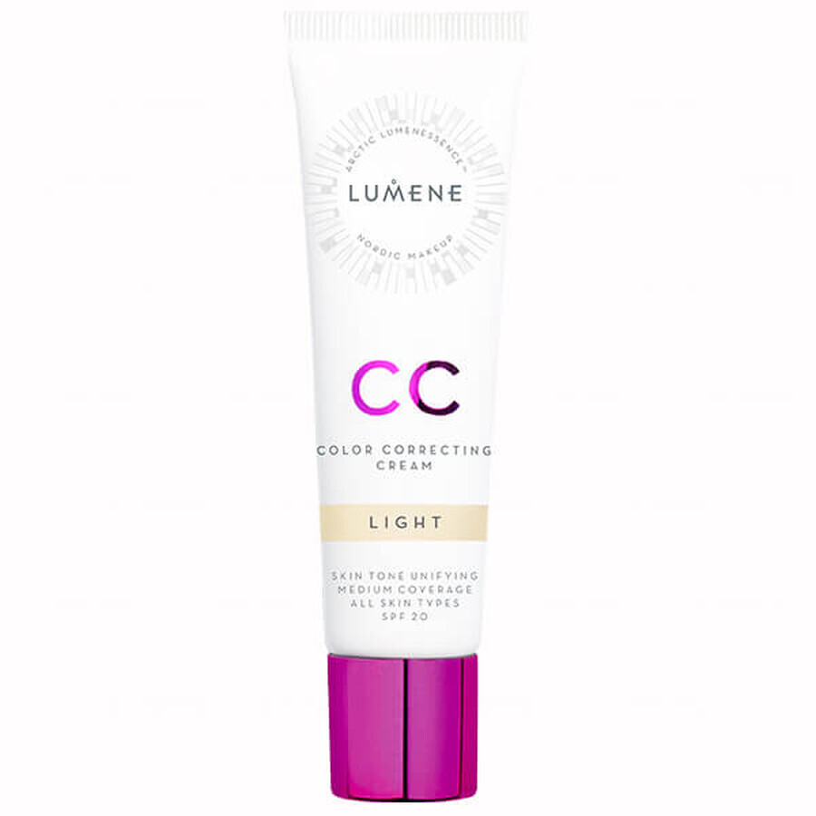 Lumene Fondotinta Crema per il Viso SPF20 7in1 Light, 30ml