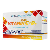 Allnutrition Vitamin C 1000+D3 30 Kapseln