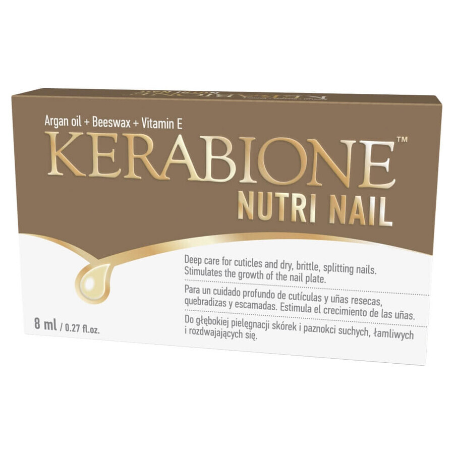 Kerabione Nutri Nail, suero para uñas, 8 ml