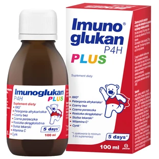 Imunoglukan P4H Plus, syrup for children over 3 years and adults, 100 ml