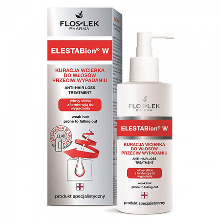 Flos-Lek Elestabion W Anti-Haarausfall Haar-Lotion 100ml - Haarpflege für effektiven Haarwuchs und Stärkung - Bekämpft Haarausfall und fördert gesundes Haar.