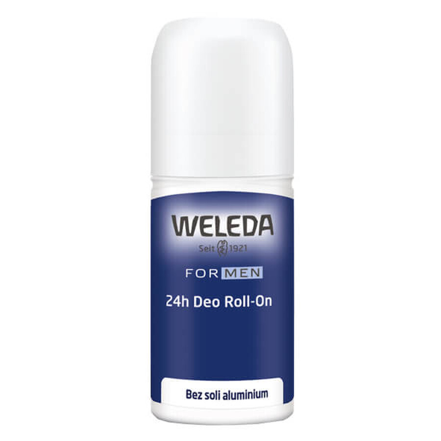 Weleda, Deo Roll-on, 24-Stunden Deo-Roll-on, für Männer, 50 ml