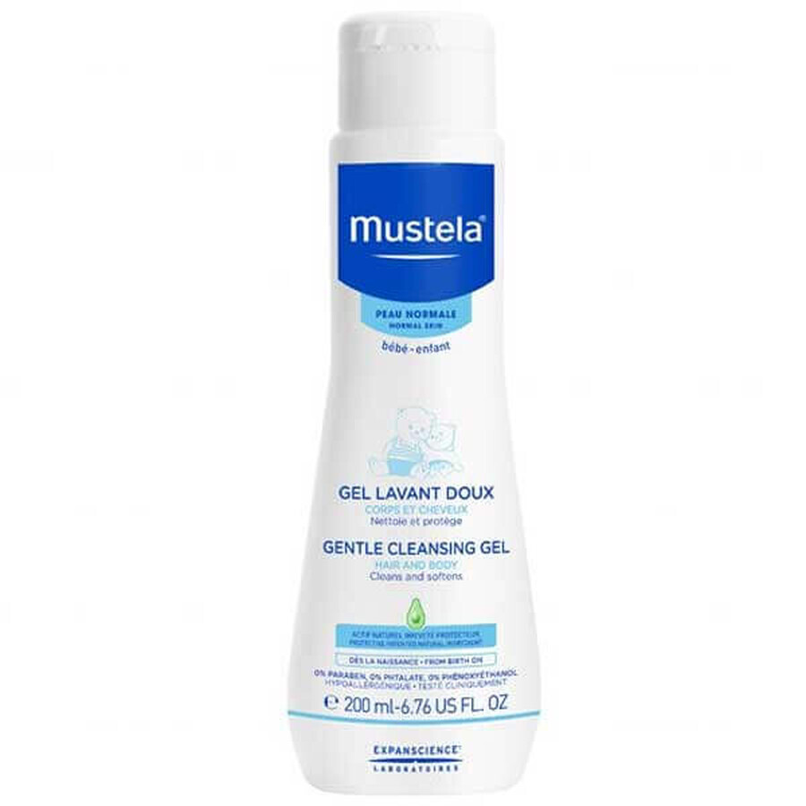 Mustela Maternit-set, striaecrème, ongeparfumeerd, 150 ml + extra delicate reinigingsgel, 200 ml