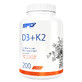 SFD D3 + K2, Vitamin D 2000 IU + Vitamin K 100 &#181;g, 200 Tabletten