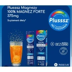 Plusssz 100% Magnesium Forte + B-Complex, sinaasappel-grapefruitsmaak, 20 bruistabletten