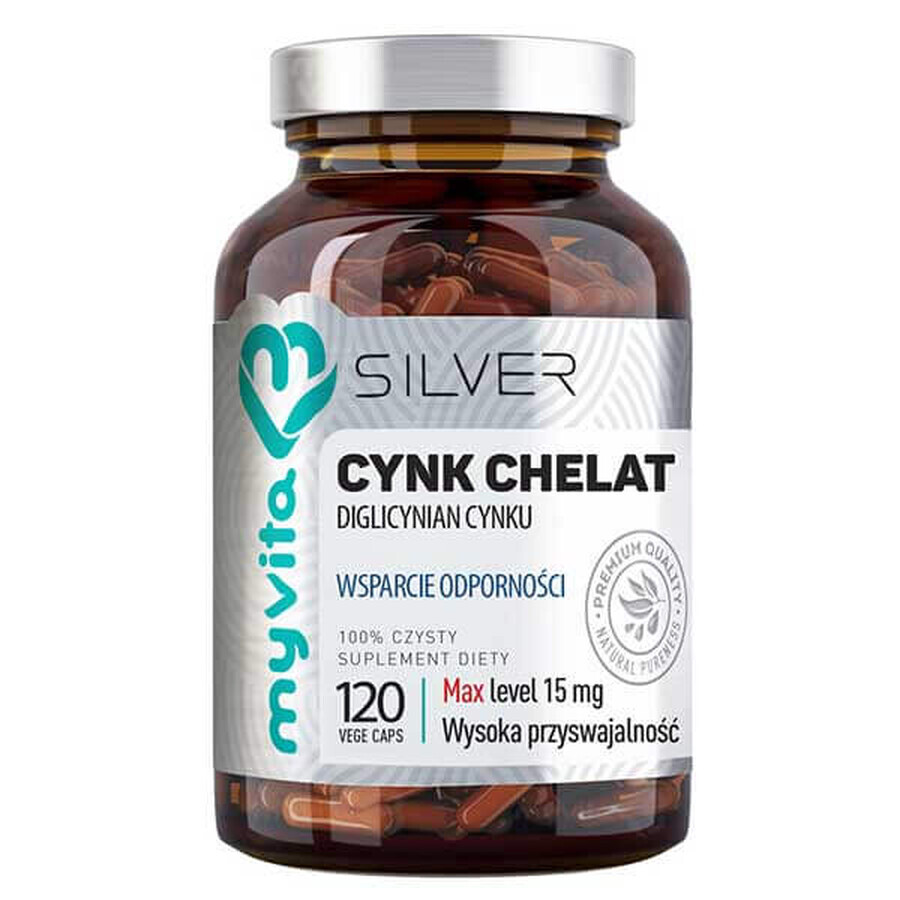 Integratore alimentare MyVita Zinco Ottimale Chelato, 120 capsule