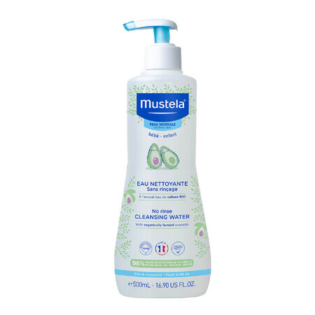 Mustela Bebe, Reinigungswasser ohne Ausspülen, 500 ml