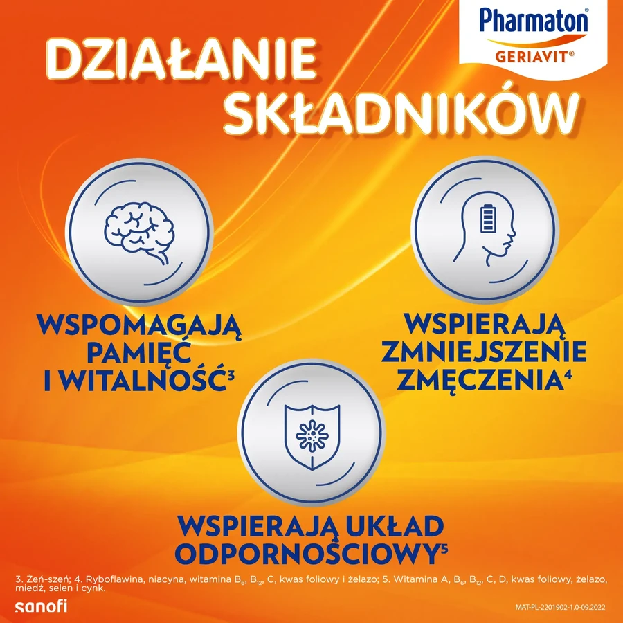 Pharmaton Geriavit, 100 comprimidos recubiertos con película