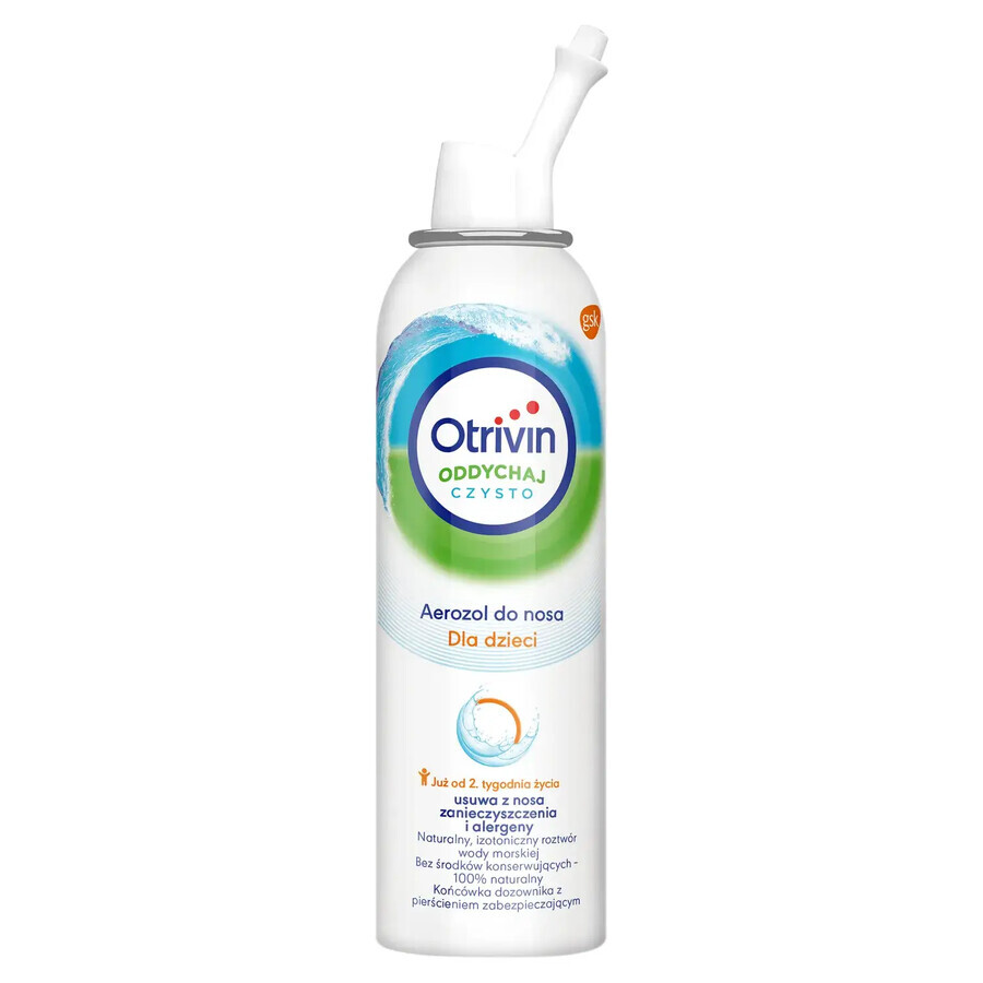 Otrivin Breathe Clean, Nasenspray für Kinder ab 2 Wochen, 100 ml