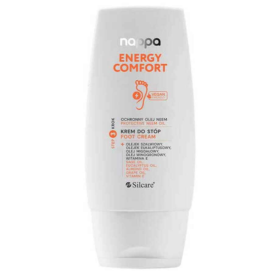 Silcare Nappa Energy Comfort Schützende Fußcreme mit Neemöl, 110ml