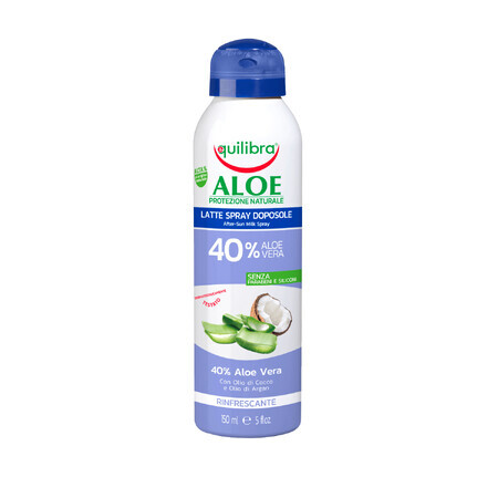 Equilibra Aloe, aftersunlotion, spray, 150 ml