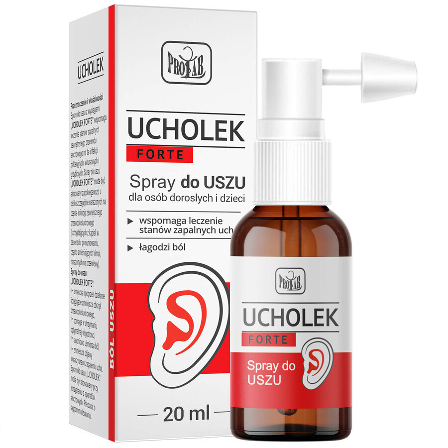 Ucholek Forte, Ohrenspray, 20 ml