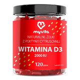 MyVita Vitamina D3 2000 IU, rollitos de gelatina, 120 unidades