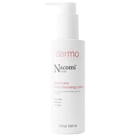 Nacomi Next Level, Emulsie delicată de curățare facială cu ceramide, 150 ml