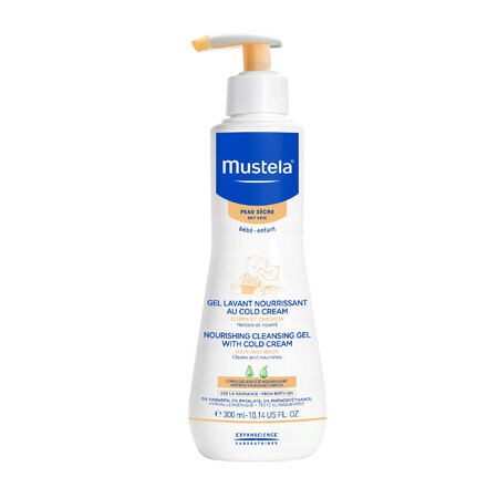 Mustela, Pflegendes Reinigungsgel mit Cold Cream, 300 ml - Langfristig!