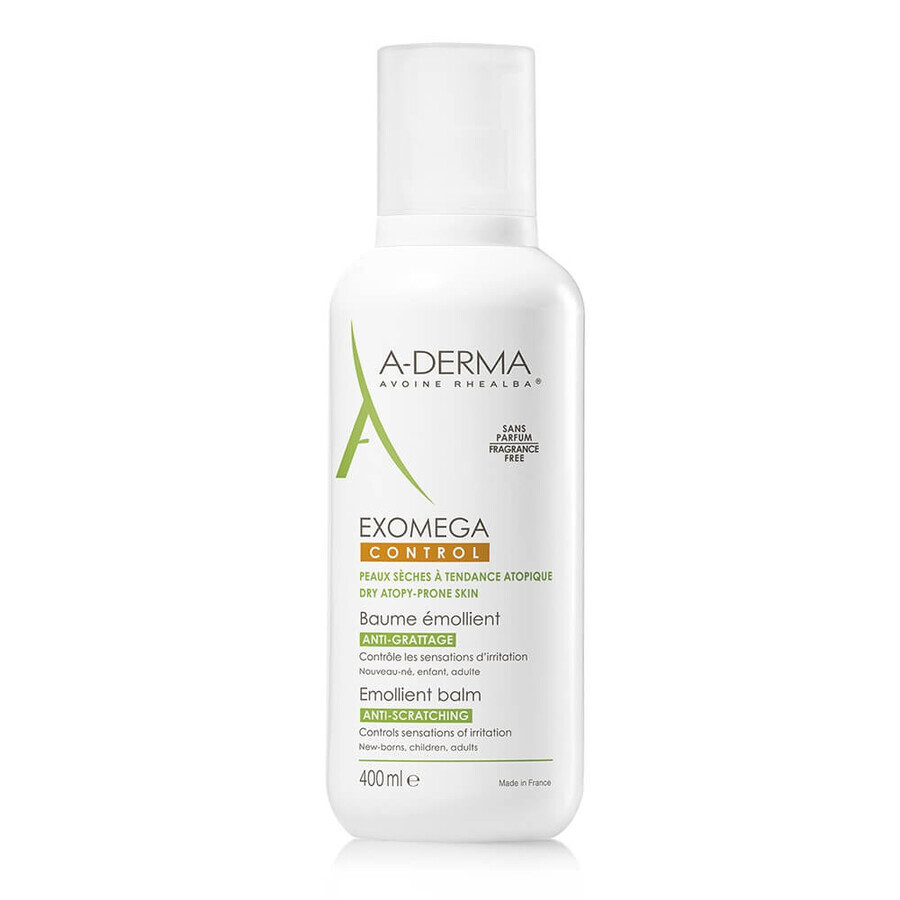 A-Derma Exomega Control Emollient Conditioner, 400 ml