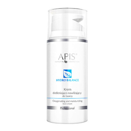 Apis Professional Hydro Balance, crema facial oxigenante e hidratante, 100 ml