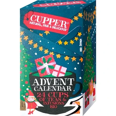 Advent Calendar Eco Cupper Tea, 24 sachets, Allos Hof