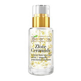 Bielenda Golden Ceramides, deeply revitalizing anti-wrinkle serum ampoule, mature and sensitive skin, 15 ml