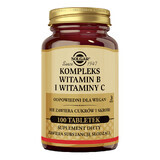 Solgar Vitamin B- und Vitamin C-Komplex, 100 Tabletten