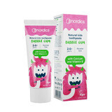 Nordics Bubble Gum, natural toothpaste for children, 2-6 years, calcium and vitamin E, fluoride-free, 75 ml