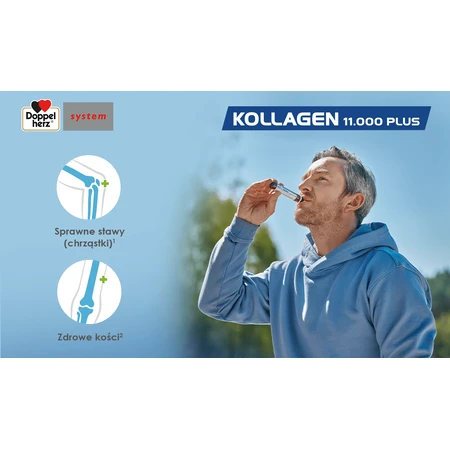 Doppelherz System Kollagen 11.000 Plus, 30 Ampullen x 25 ml, Queisser Pharma