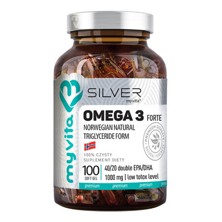 MyVita Silver Omega 3 Forte, 100 cápsulas