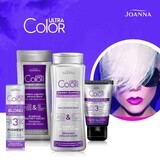 Joanna Ultra Color, Silbershampoo für blondes, blondiertes und graues Haar, Silber-, Aschblondtöne, 400 ml