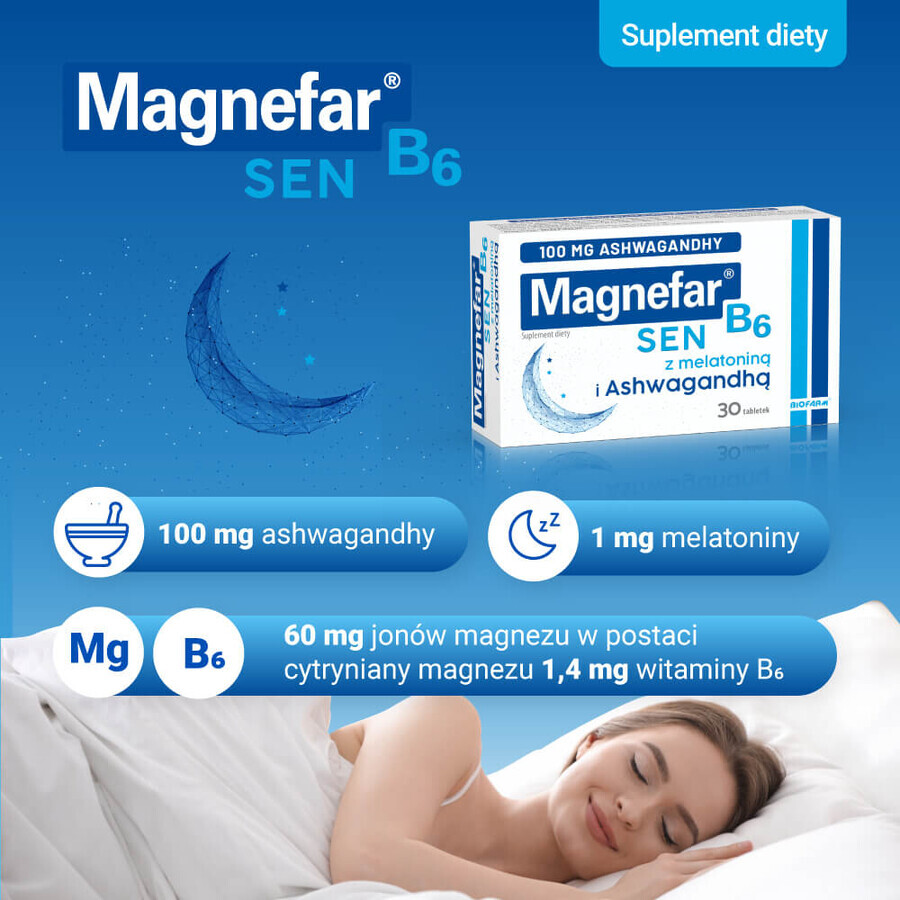 Magnefar B6 Sen, 30 Tabletten