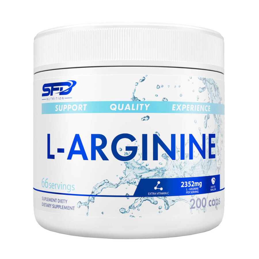 SFD L-Arginină, arginină, 200 capsule