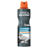 L Oreal Paris Herren Expert Magnesium Defence Deodorant mit Spray, 150 ml.