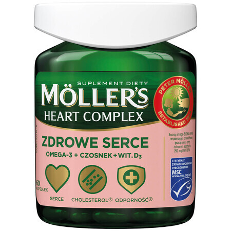 Moller's Heart Complex Healthy Heart, 60 capsules