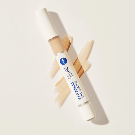 Nivea Hyaluron Cellular Filler 3-in-1 Augenpflege Concealer, Aufheller gegen Augenringe 01 Light, 4ml.