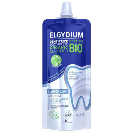 Elgydium BIO, pastă de dinți pentru albire, bio, 100 ml