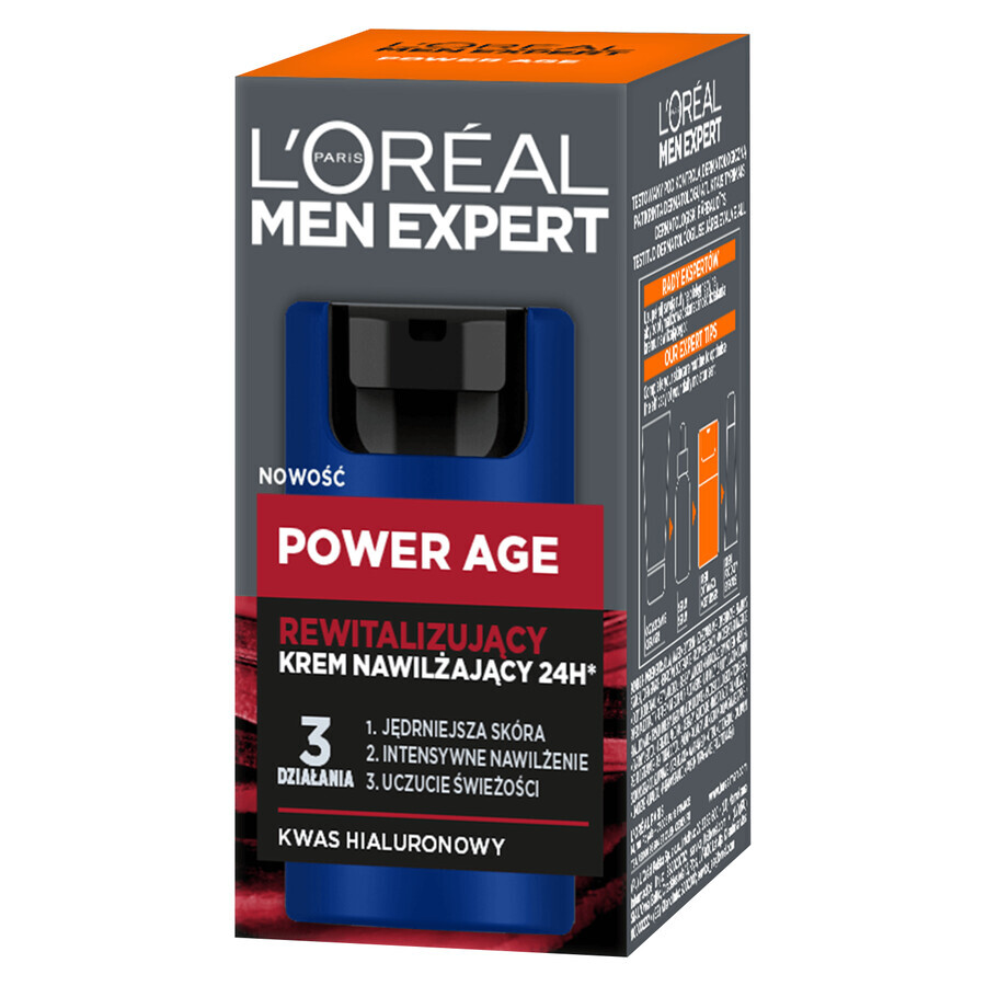 L'Oréal Men Expert Power Age, hidratante revitalizante 24H, 50 ml