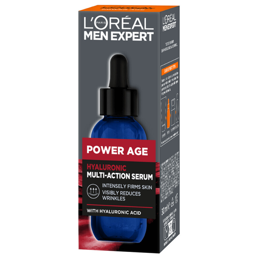 L Oreal Paris Männer Expert Power Age Serum mit Hyaluronsäure, 30ml