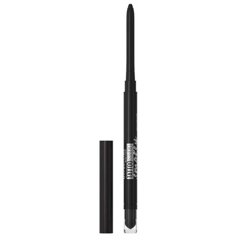 Maybelline Tattoo Liner Smokey Gel Kajal Eyeliner 010 Rauchiges Schwarz, 1.3g