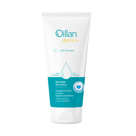 Oillan Derm+ Feuchtigkeitsspendende Körpercreme - 200 ml