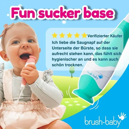 Brush-Baby BabySonic, sonic toothbrush for children, navy, 0-3 years, 1 piece