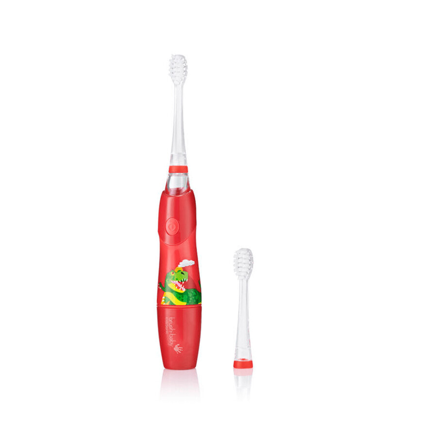 Brush-Baby KidzSonic Dinosaur, periuță de dinți sonică pentru copii, cu vârsta de 3+, 1 bucată