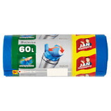 Jan Niezbędny, Abfallsäcke, Easy-Pack, blau, 60 l, 20 Stück