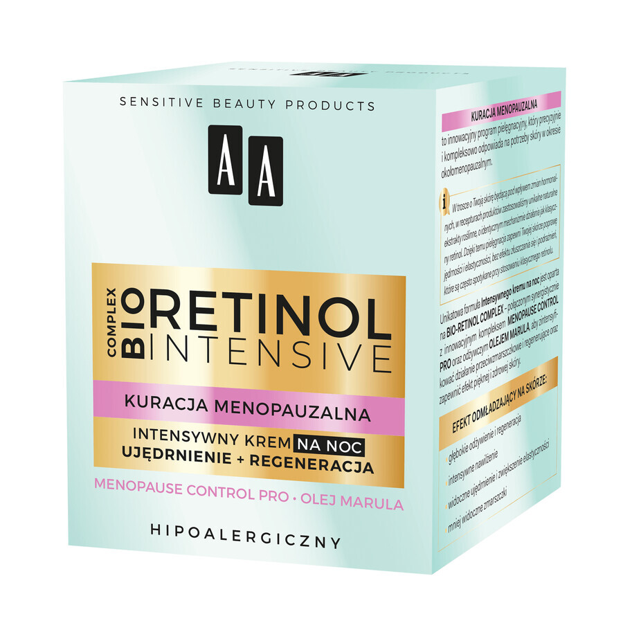 Retinol Intensive Nachtcreme für Menopausale Straffung  amp; Regeneration, 50ml