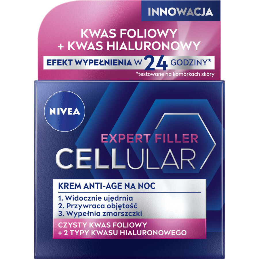 Nivea Cellular Expert Filler Nachtcreme, Anti-Age 50ml