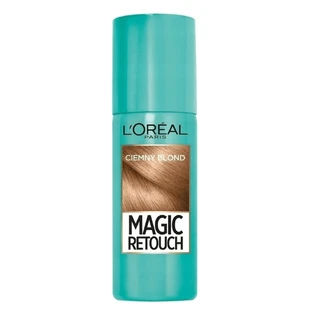 L'Oréal Magic Retouch, spray do retuszu odrostów, nr 4 ciemny blond, 75 ml