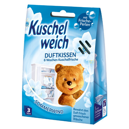 Kuschelweich, Duftsäckchen, Sommerwind, 3 Stück