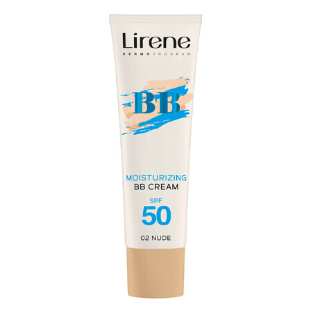 Lirene Feuchtigkeitsspendende BB-Creme SPF 50 02 Nude, 30 ml