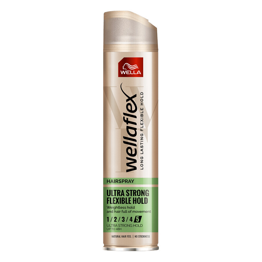 Wellaflex Flexible Ultra Strong Hold, Haarspray, Stärke 5, 250 ml